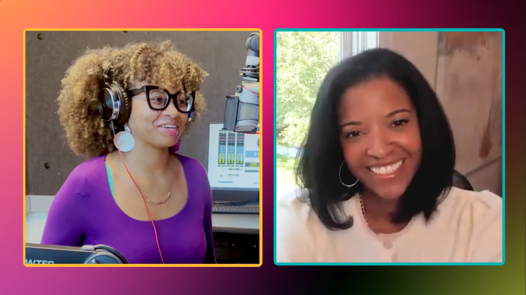 Indigo Jones and Reneé Elise Goldsberry